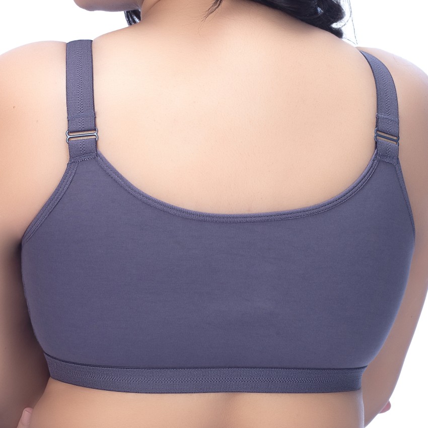 Trylo FRONT OPEN-GREY-36-D-CUP Women Full Coverage Non Padded Bra - Buy  Trylo FRONT OPEN-GREY-36-D-CUP Women Full Coverage Non Padded Bra Online at Best  Prices in India