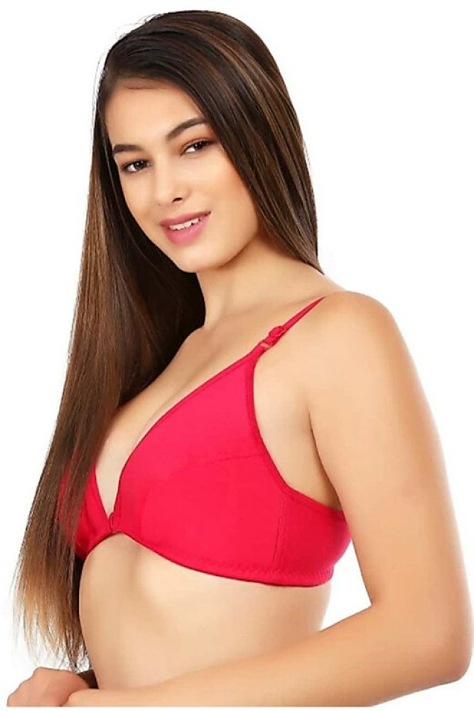 Buy online Red Cotton Blend Tshirt Bra from lingerie for Women by Leading  Lady for ₹349 at 65% off