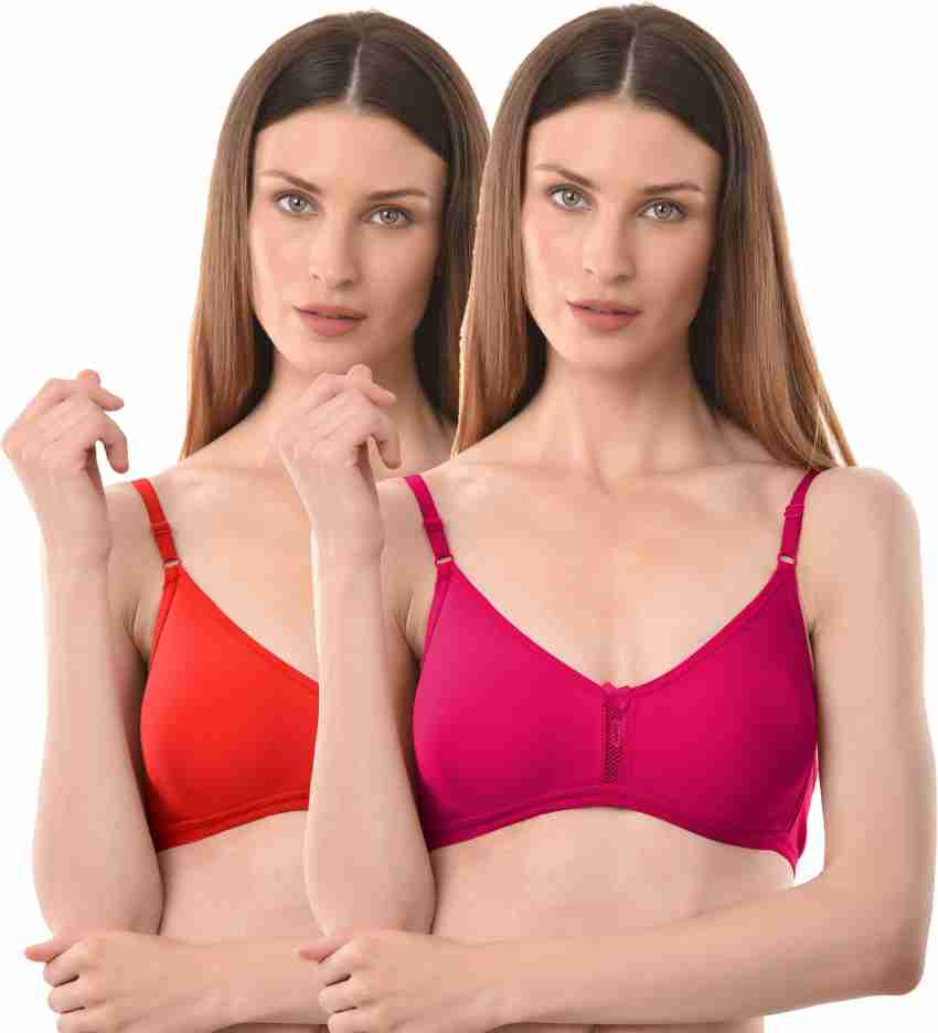 Buy Vanila B Cup Size Comfortable and Supportive Casual Bra (Size 34, Pack  of 2) Women Everyday Non Padded Bra Online at Best Prices in India