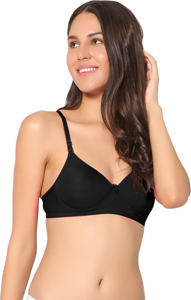 Buy Sonari Unique Women's Regular Bra - Black at Rs.475 online
