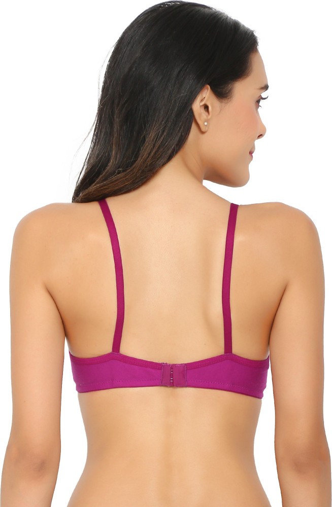 Basic in Fine Hosiery Bra Style_Alisha_B-Cup_Purple in Mumbai at best price  by M M Corporation - Justdial