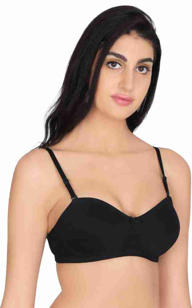 Fashion Sale Demi Lighly Padded Lycra Blend Fabric Bra Women