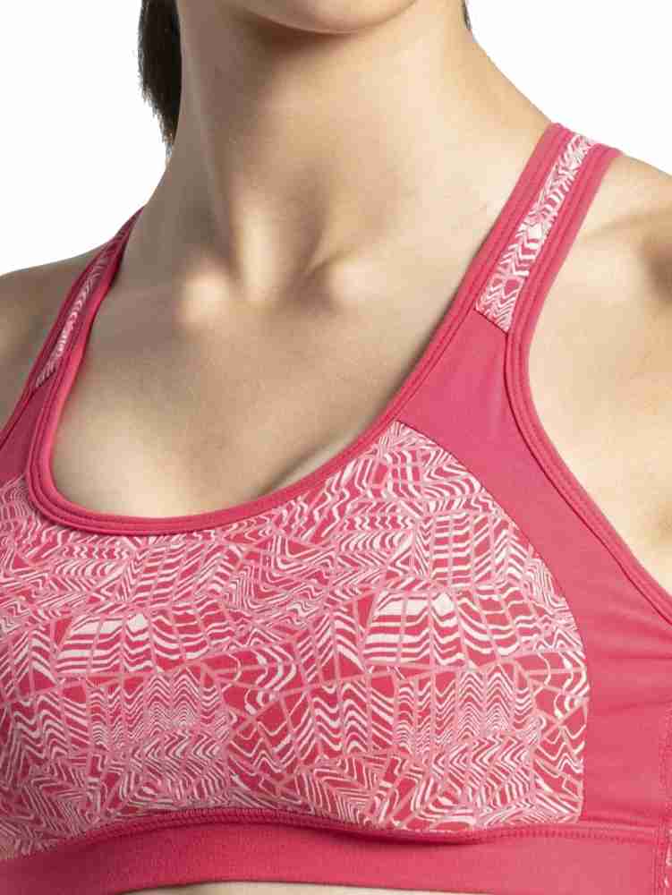 Buy Jockey Ruby Printed Padded Non Wired 1380 Sports Bra for Women