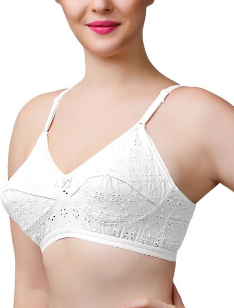 Buy BRIDA LADIES INNERWEAR Cotton Rich Round Stitch Bra - Non-Padded  Non-Wired Full Coverage Double Layer - Everyday Support Bra - Eurostar  Online In India At Discounted Prices