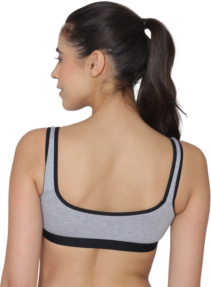 Buy Komli High Impact Padded Sports Bra - Red at Rs.410 online