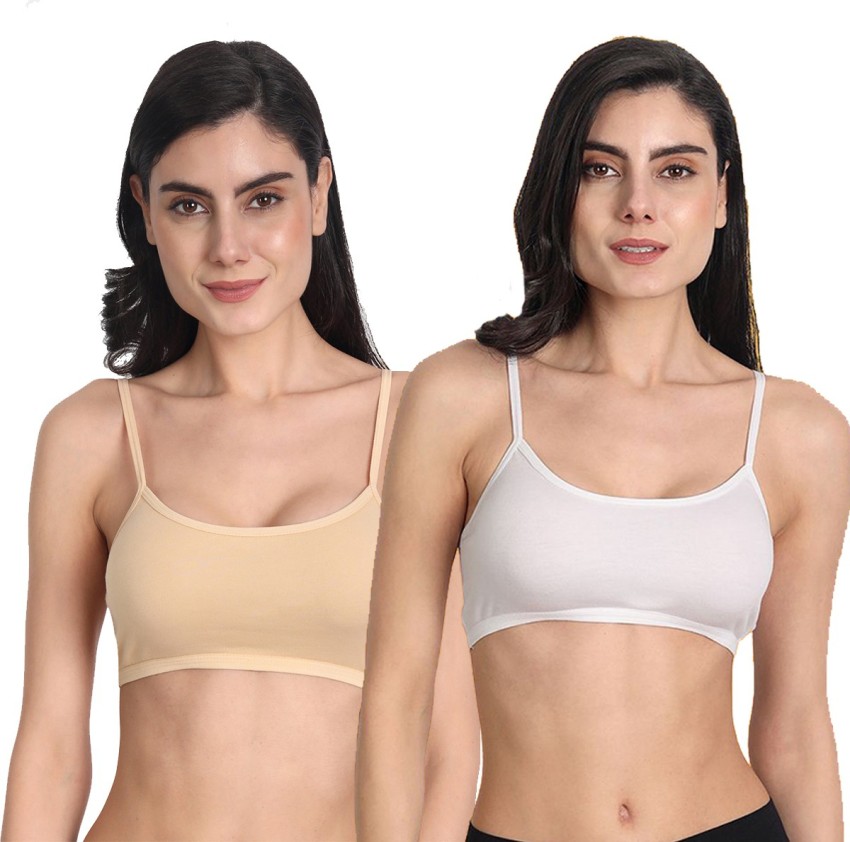Buy Viral Girl Women's Sports Bra C-Cup Cotton Hosiery (Kelly) (Pack of 2)  Online In India At Discounted Prices