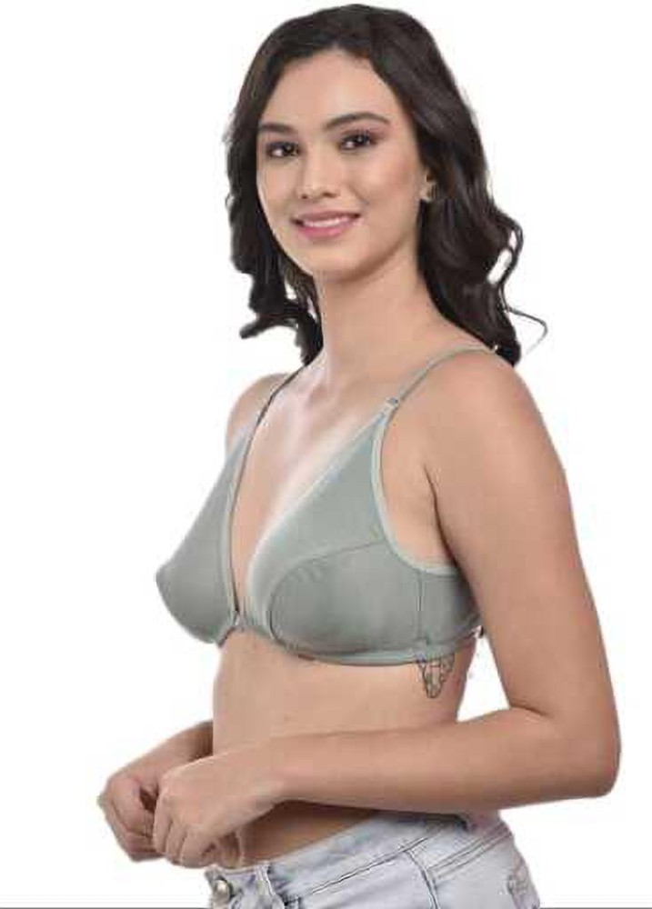 KOISA women front open bra front closure bra combo pack of 3 b cup 30 size  Women Plunge Non Padded Bra - Buy KOISA women front open bra front closure  bra combo