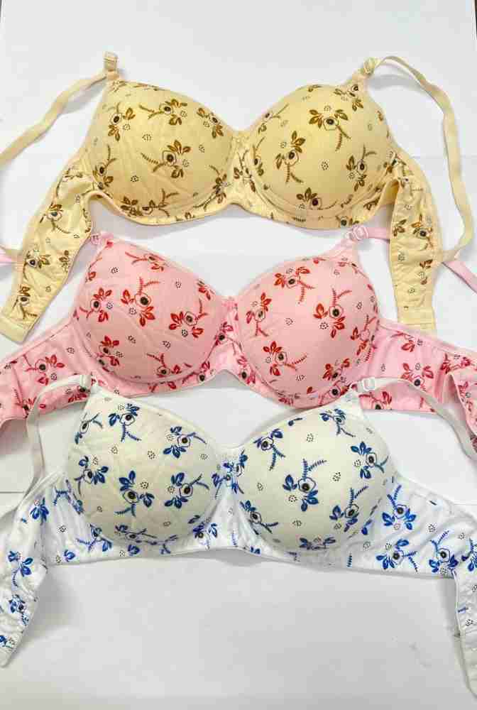 Buy Daily Use Stylish Bra for Women and Girls Pack of 3 Online - Get 75% Off