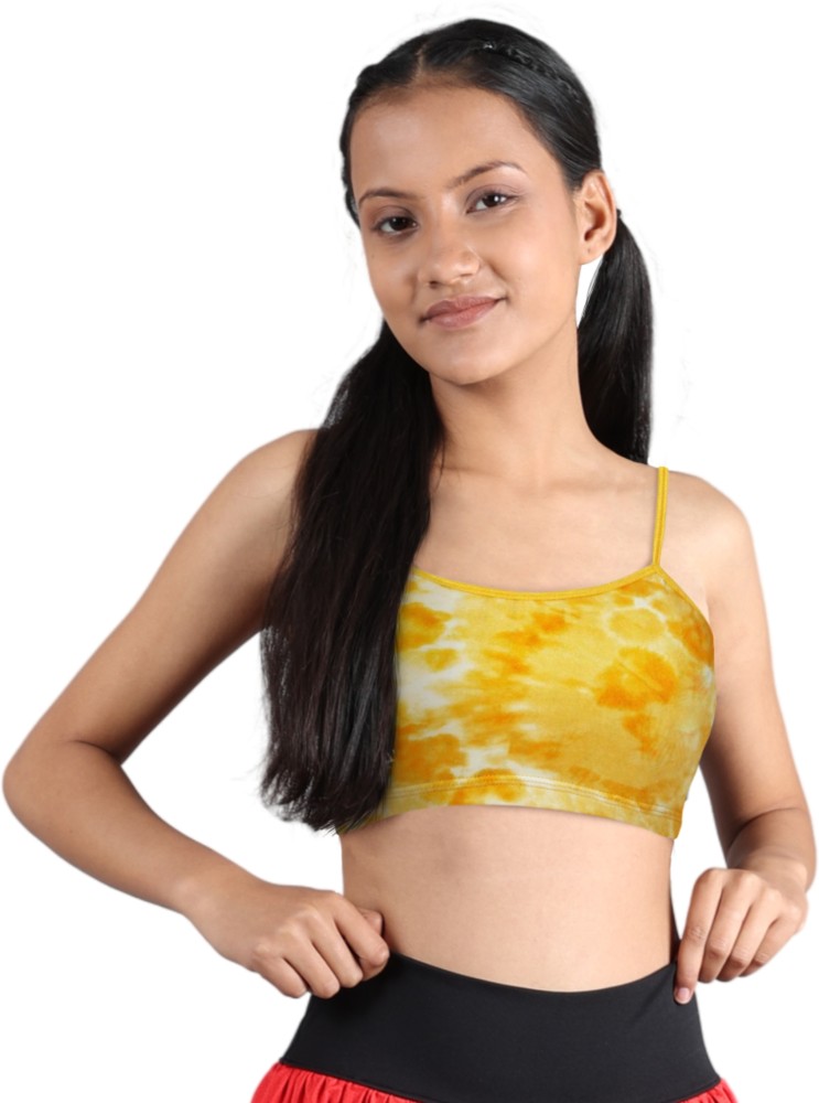 Buy DChica Uniform Bras for Women & Girls, Printed Cotton Non