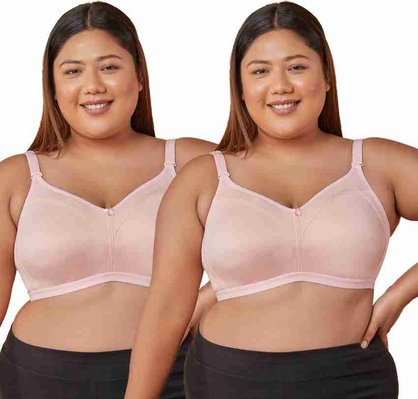 maashie M4408 Cotton Non-Padded Non-Wired Everyday Bra, L.Peach 32D, Pack  of 2 Women Full Coverage Non Padded Bra - Buy maashie M4408 Cotton  Non-Padded Non-Wired Everyday Bra, L.Peach 32D