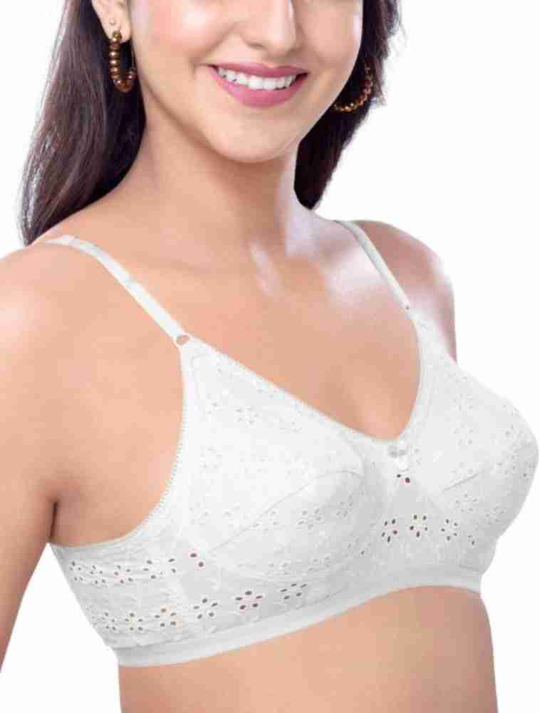 Buy Brida Ladies Innerwear 100% Cotton Round Stitch Bra - Non Padded Non  Wired Full Coverage Plus Size Single Layer - Extra Lining Lift - Everyday  Support Bra-femina Online In India At Discounted Prices