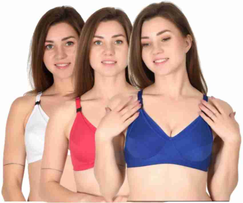 look & luck Women Full Coverage Non Padded Bra - Buy look & luck Women Full  Coverage Non Padded Bra Online at Best Prices in India