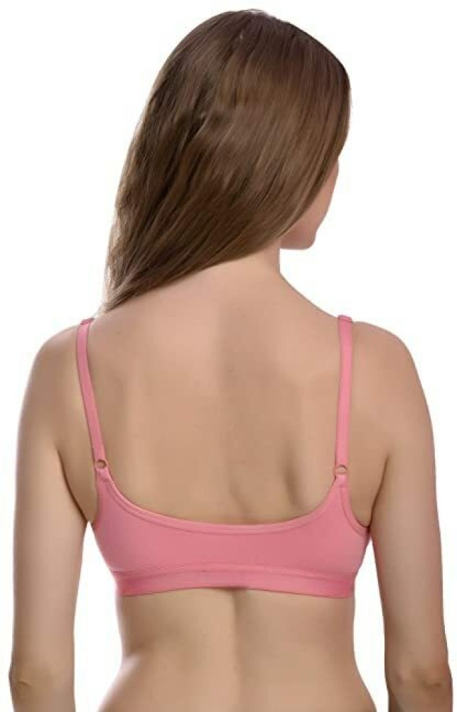 RKVILLA Cotton Front Open Non Padded Non Wired Full Coverage