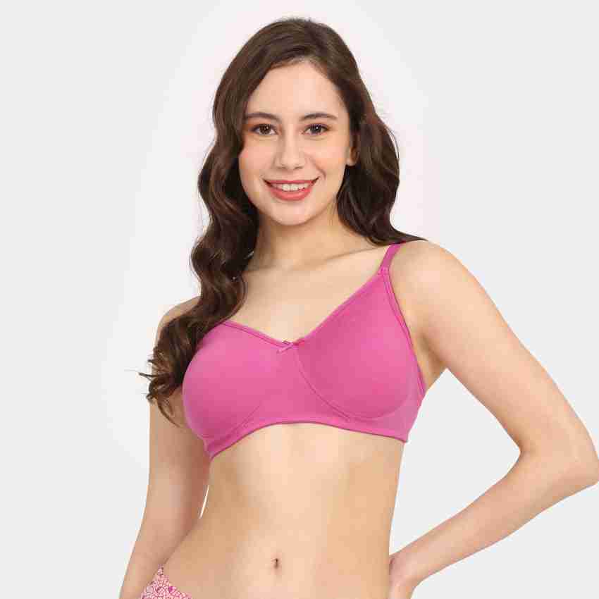 Buy Women's Zivame Non Padded Bra with Hook and Eye Closure Online