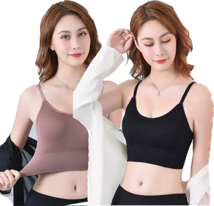 BRAABAA Pack of 3 Women fancy padded sports bra Women Sports Lightly Padded  Bra - Buy BRAABAA Pack of 3 Women fancy padded sports bra Women Sports  Lightly Padded Bra Online at Best Prices in India