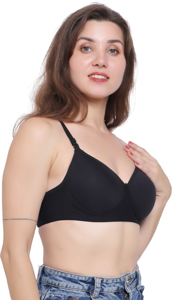 dhub Super Combed Cotton Everyday Bra with Concealed Shaper Panel Women  Full Coverage Lightly Padded Bra - Buy dhub Super Combed Cotton Everyday Bra  with Concealed Shaper Panel Women Full Coverage Lightly