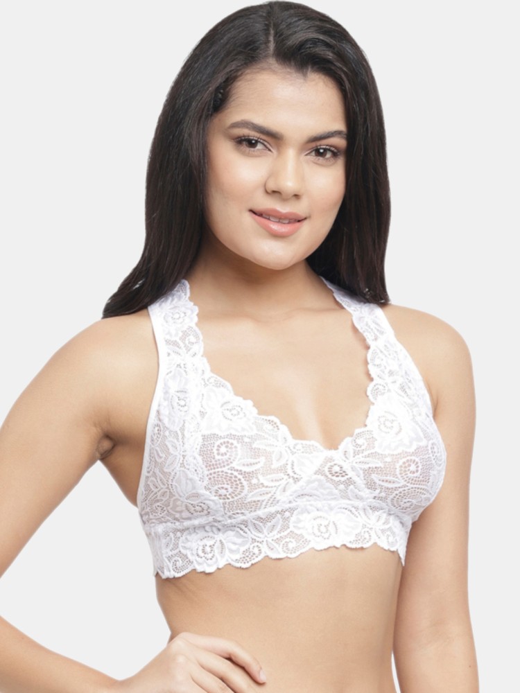 White Lace Non Padded Bra