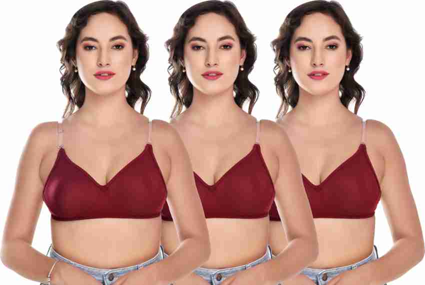 AMIVYAA Amivyaa,Non Padded, Non Wired FULL Coverage Bra Pack of 3 Women  T-Shirt Non Padded Bra - Buy AMIVYAA Amivyaa,Non Padded, Non Wired FULL  Coverage Bra Pack of 3 Women T-Shirt Non