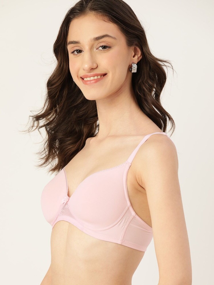 Bra, Dressberry Dusty Pink Bra-Lightly Padded.