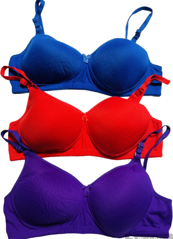 Women's Daily Use Padded Bra (Blue) in Lucknow at best price by