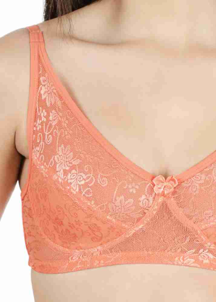 Buy Shyaway Shyle Red Non Padded Seamed Everyday Bra online