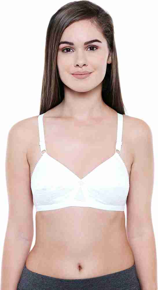 Buy BODYCARE Women Solid Non Padded Regular Bra(Pack of 3)_32B Black at