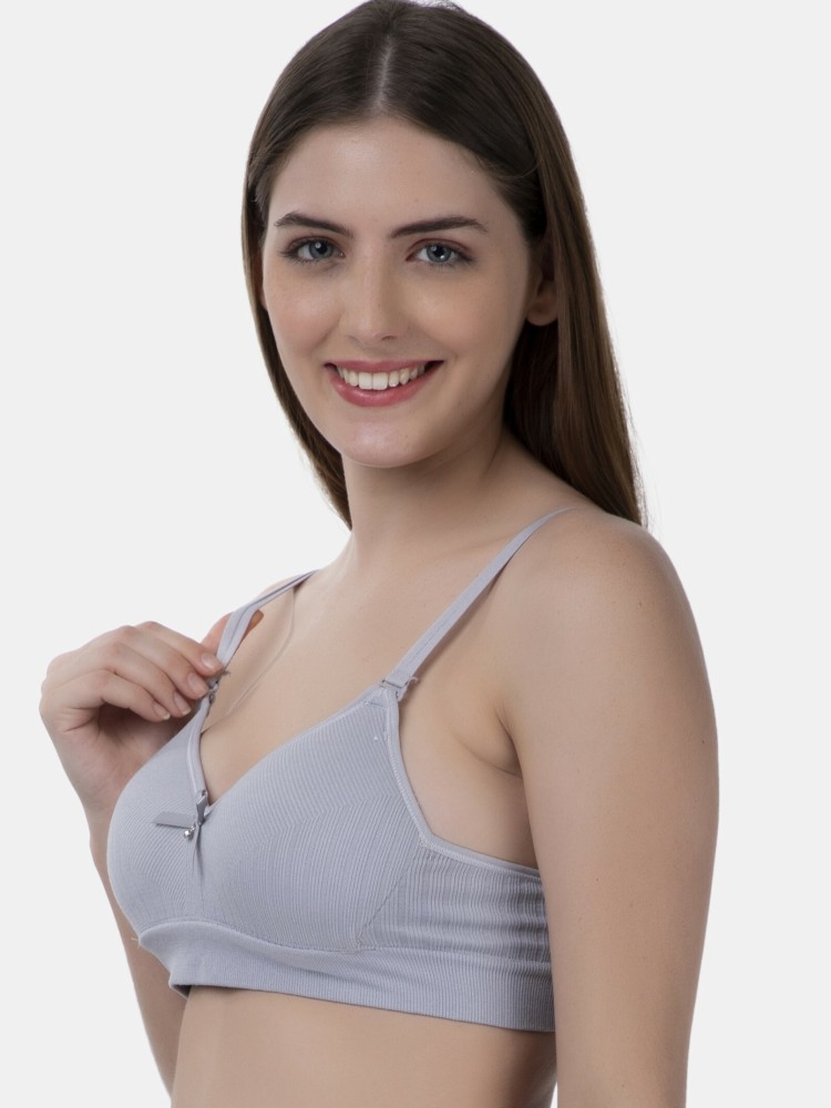1To Finity Women's Cotton Non-Padded Wire Free Full Coverage Bra