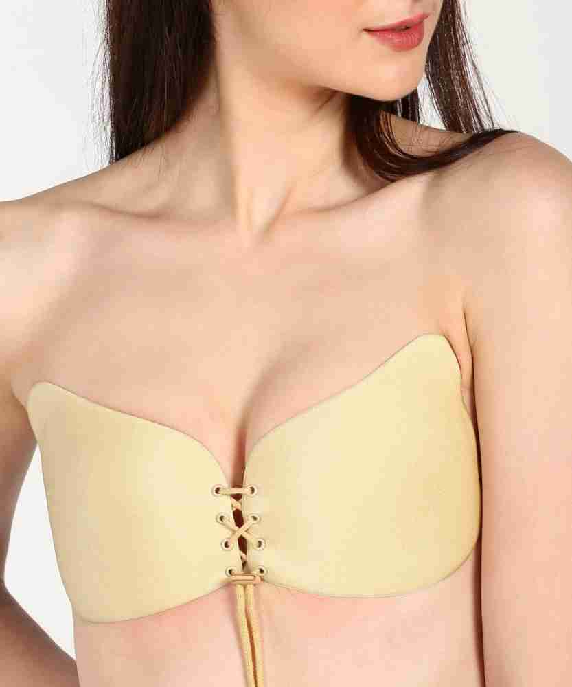 Buy QAUKY Women Padded Underwire Strapless Backless Invisible