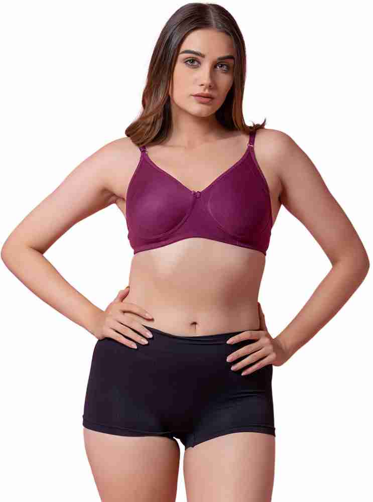 Women's Padded Bra Bold Bra Pack of 1 (Purple Color)