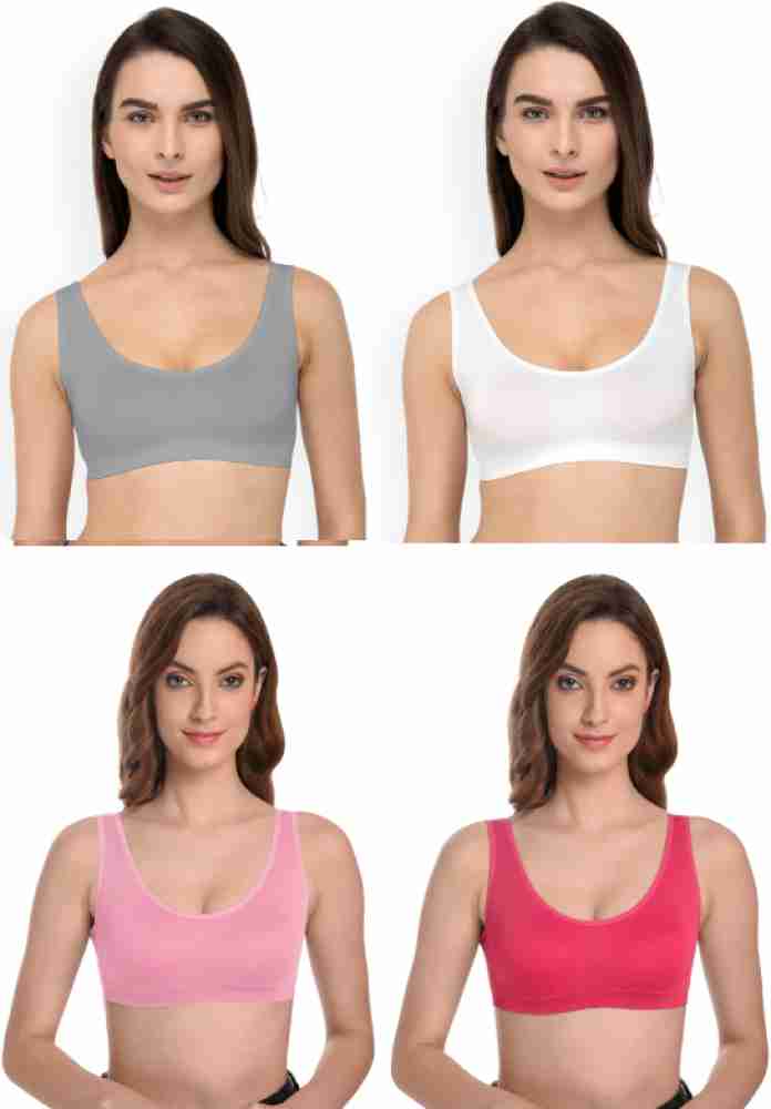 Buy PANEERI Non Padded Women's Sports Bra Women Sports Non Padded Bra  Online at Best Prices in India
