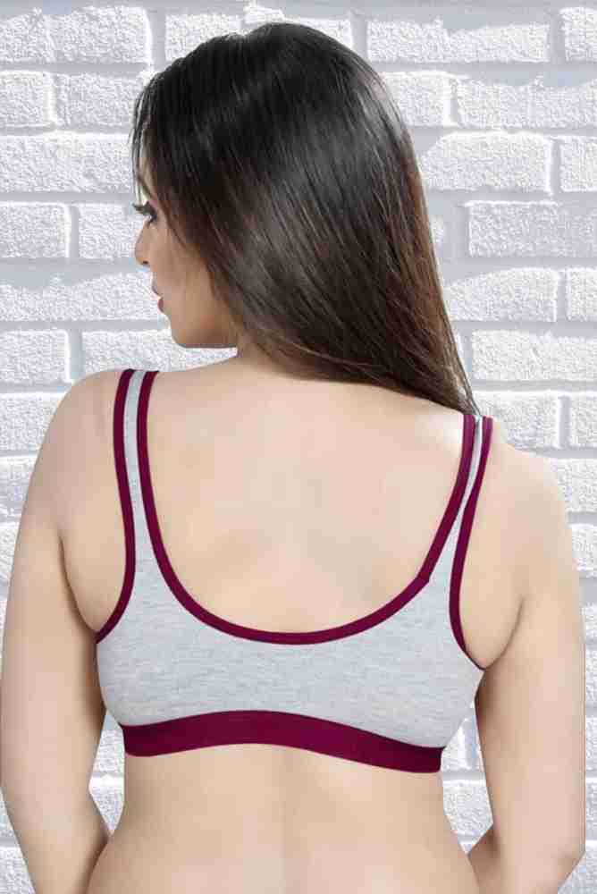 PACK OF 4 Women Sports Heavily non Padded Bra Fusion Wear Blouse