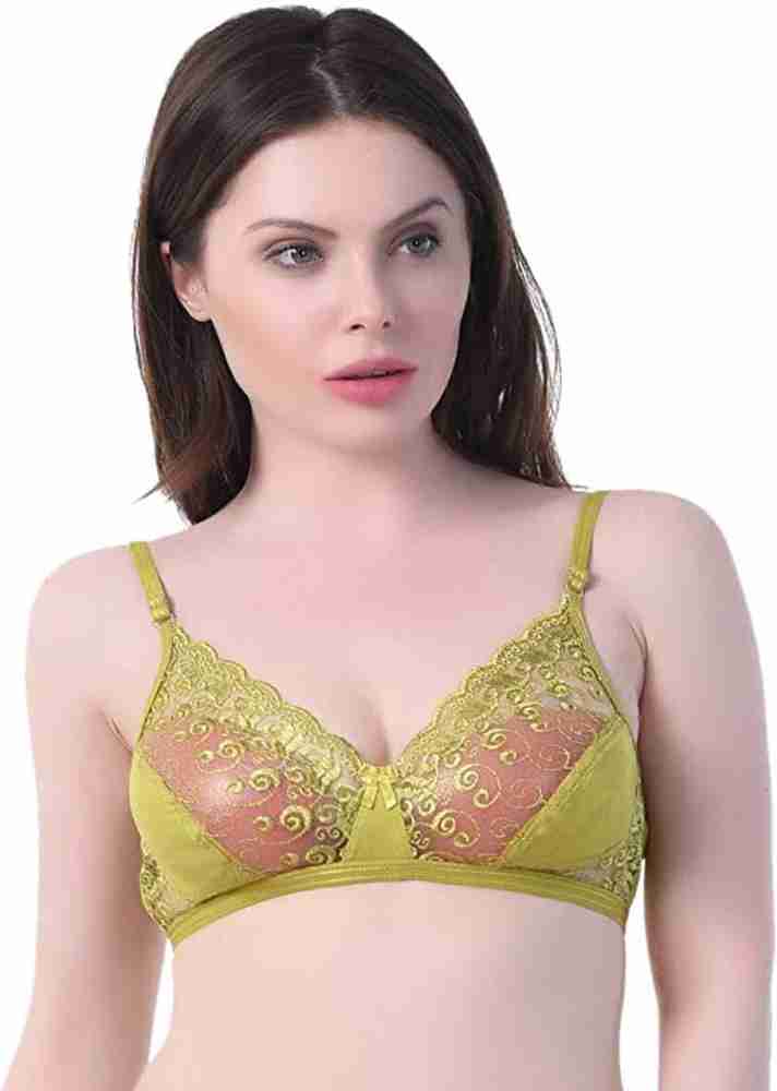 Buy Shyle Red Lace Push Up Bra Online 