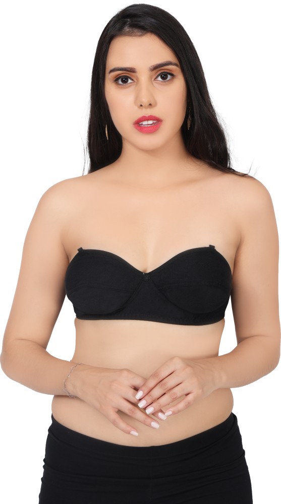 MIESTILO Seamless Women T-Shirt Non Padded Bra