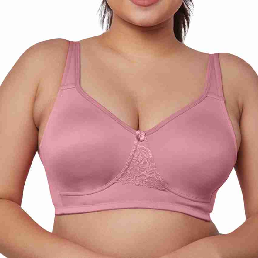 Buy maashie M4408 Cotton Non-Padded Non-Wired Everyday Bra, Blush 36D, Pack of 2 Women Full Coverage Non Padded Bra Online at Best Prices in India