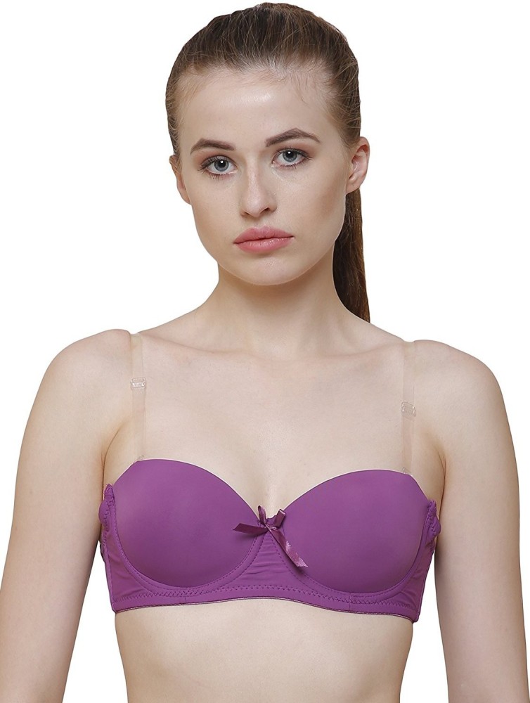 ChiYa by Strapless, Detachable Back Transparent Straps Padded With Soft  Foam Molded Cups For Women T-Shirt Lightly Padded Bra - Buy ChiYa by  Strapless, Detachable Back Transparent Straps Padded With Soft Foam