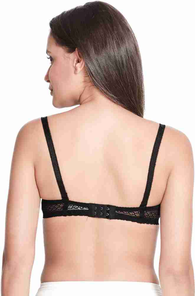 Buy Susie Black Beauty Full Lace Padded Wired Designer Bra online In India  @ Shyaway