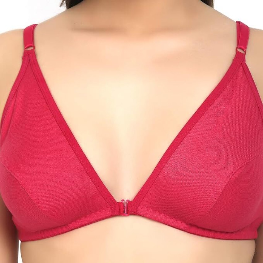 SPAK FASHION front open bra Women Full Coverage Non Padded Bra