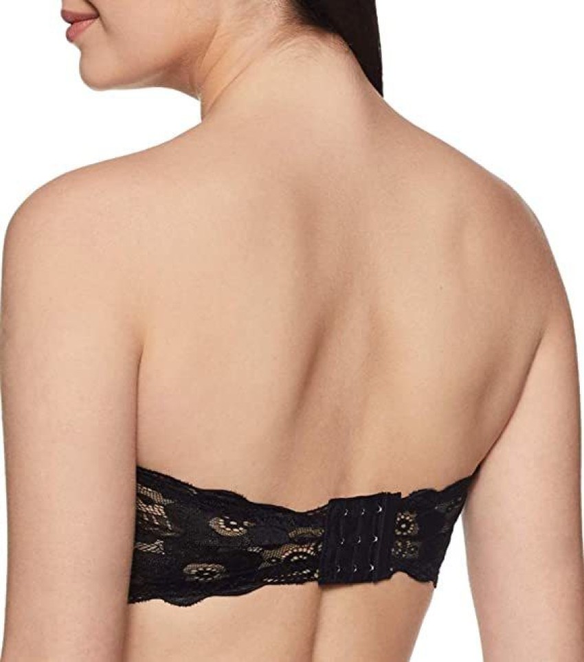 ORENAME Self Adhesive Stick on Backless Invisible Strapless Bra (Pack of  2)(Color : Black)(Size : B)