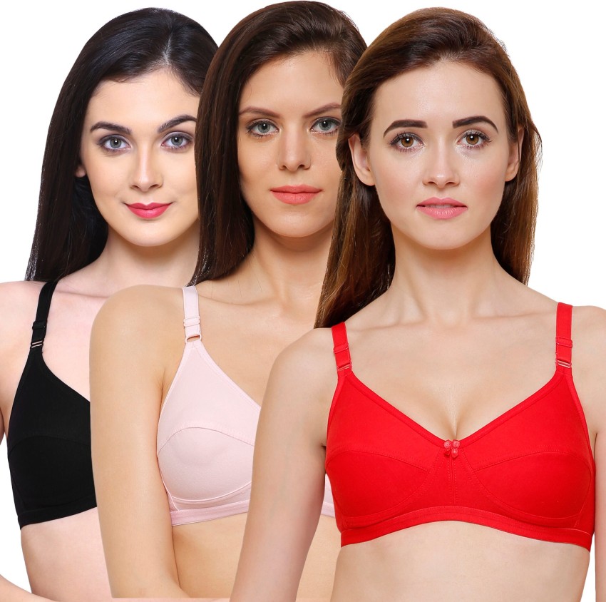 Buy INKURV Full Coverage Cotton Bra for Women for Heavy Bust
