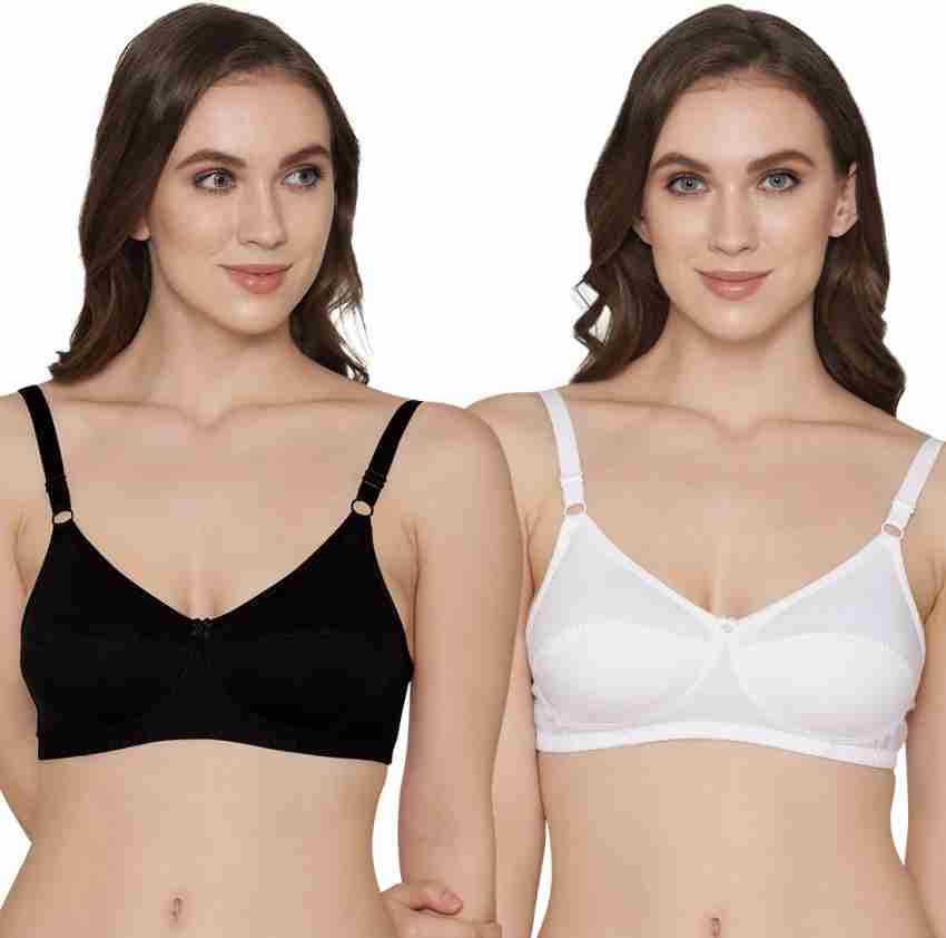 K LINGERIE Cotton Bra for women Pack of 2 Non-Padded T-shirt Bra