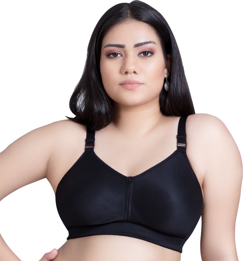 Trylo RIZA COTTONFIT-BLACK-36-C-CUP Women Full Coverage Non Padded Bra -  Buy Trylo RIZA COTTONFIT-BLACK-36-C-CUP Women Full Coverage Non Padded Bra  Online at Best Prices in India