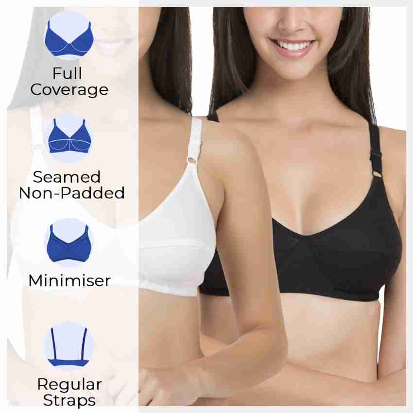 Buy SOUMINIE Women's Cotton Non-Padded Non-Wired Everyday Bra (SLY
