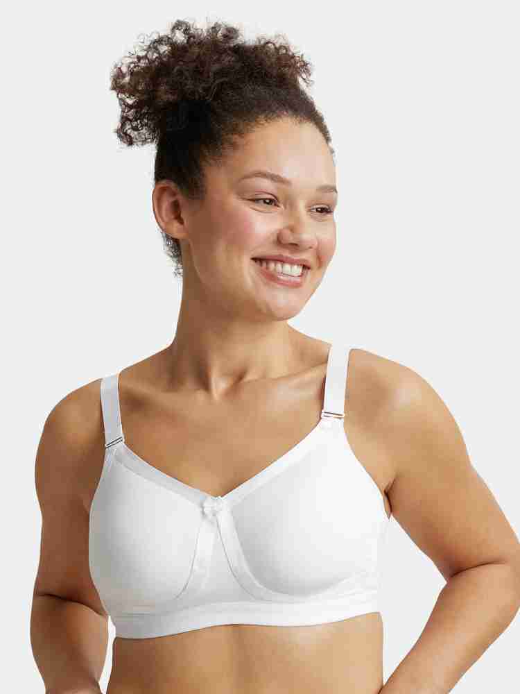 Women's Wirefree Non Padded Super Combed Cotton Elastane Stretch Full  Coverage Minimizer Bra with Broad Wings - Light Skin