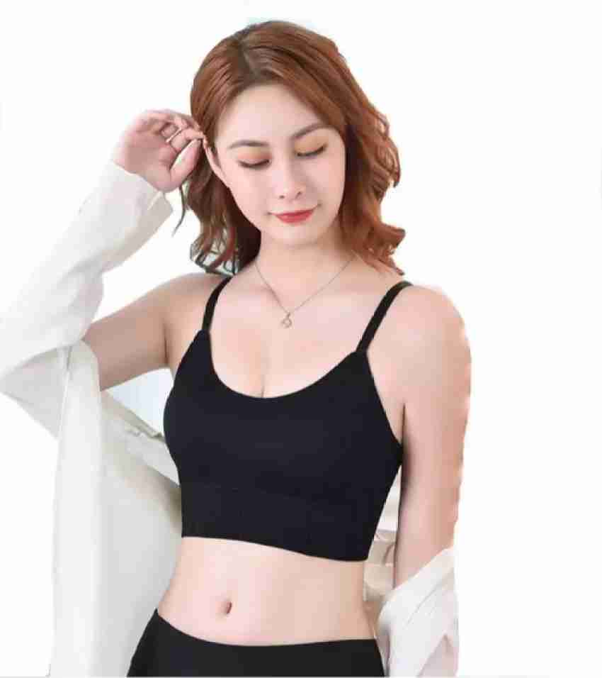 Buy 3 Pack Women's Cross Back Sport Bras Medium Support Padded Strappy  Criss Cropped Bras Removable Cups Yoga Workout Bra Online at desertcartOMAN