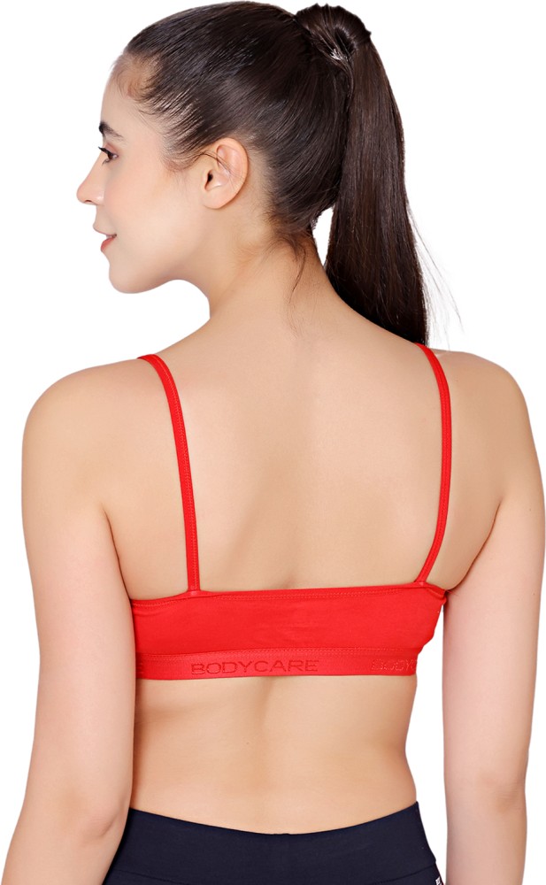 BODYCARE 1616 Cotton, Spandex Full Coverage Seamless Racerback Sports Bra  (Black) in Bangalore at best price by Shree Radhe Baby Shop - Justdial