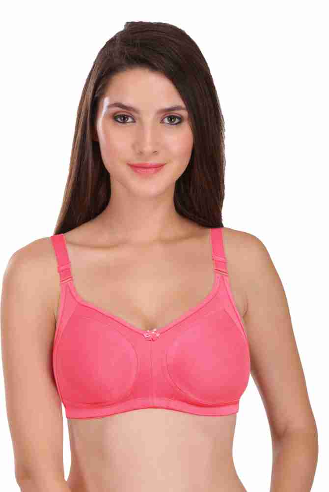 Featherline Perfect Fitted Poly Cotton Non-Padded Seamless Full Coverage  Women Minimizer Non Padded Bra - Buy Featherline Perfect Fitted Poly Cotton  Non-Padded Seamless Full Coverage Women Minimizer Non Padded Bra Online at