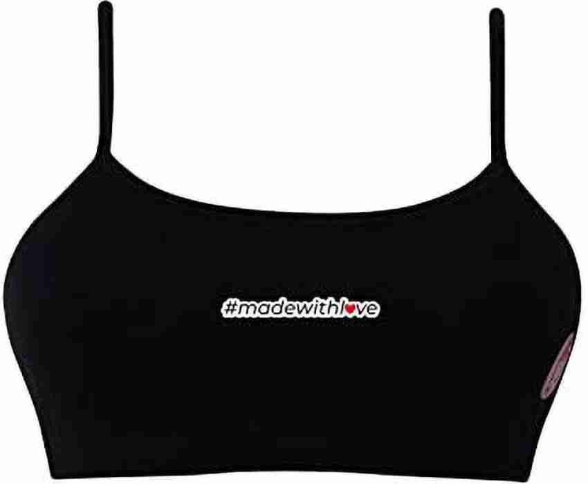 Dchica Adjustable Thin Strap Bra for Girls Non-Wired Gym Workout Girls  Everyday Non Padded Bra - Buy Dchica Adjustable Thin Strap Bra for Girls  Non-Wired Gym Workout Girls Everyday Non Padded Bra