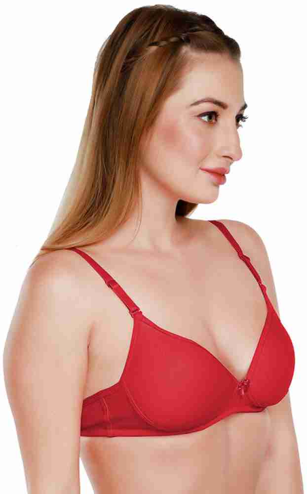 Daisy Dee Women's Regular Straps Seamless Full Coverage Non Padded T-Shirt  Bra