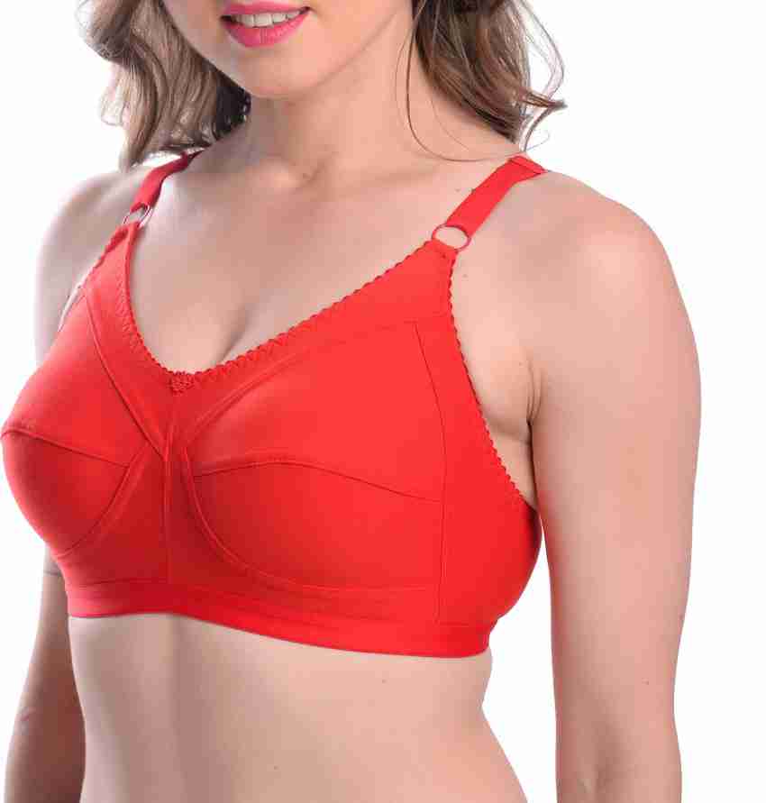 Buy Elina Women's White cotton Hosiery removable padded sports bra Online  at Best Prices in India - JioMart.
