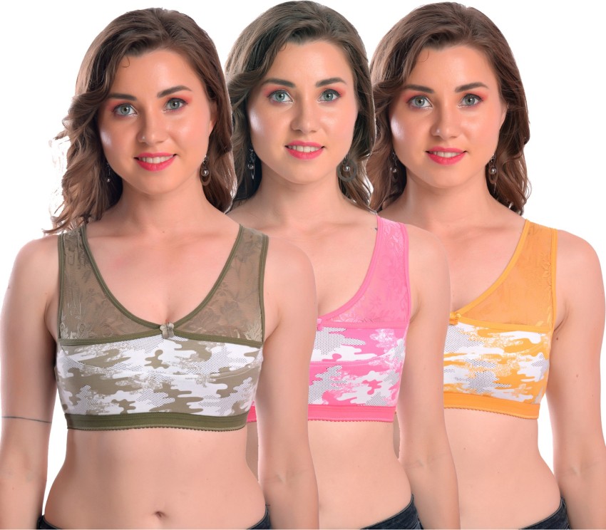 Auletics Women's Printed Lace Active Sports Bra Women Sports Non Padded Bra  - Buy Auletics Women's Printed Lace Active Sports Bra Women Sports Non  Padded Bra Online at Best Prices in India